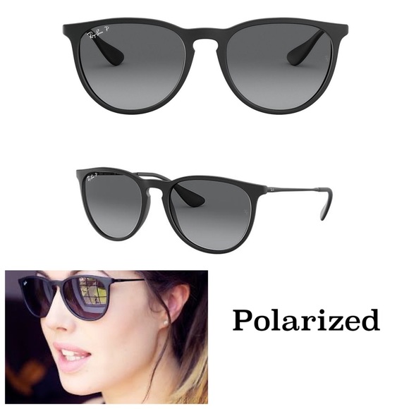 Ray-Ban Accessories - NEW Ray-ban Erika Black matte Polarized SALE